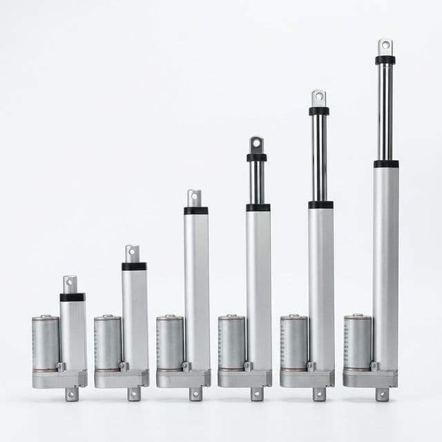 Standard actuator options with multiple stroke lengths