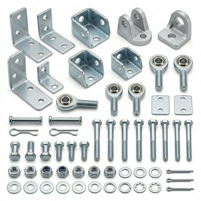 OEM mounting hardware and bracket kit