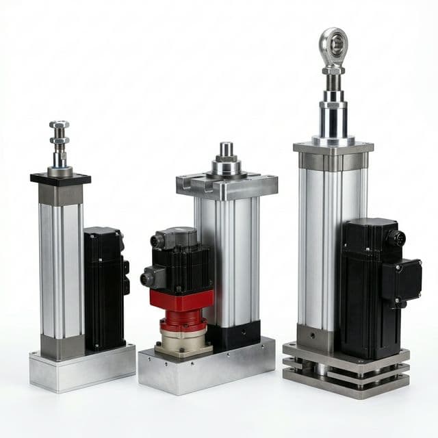 Industrial electric cylinder lineup